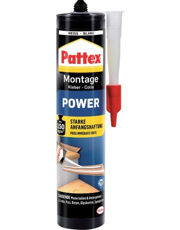 Bild Pattex Montage Power 370g Kartusche, wei ß-0