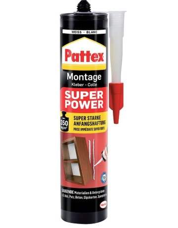 Bild Pattex Montage Super Power 370g weiß-0