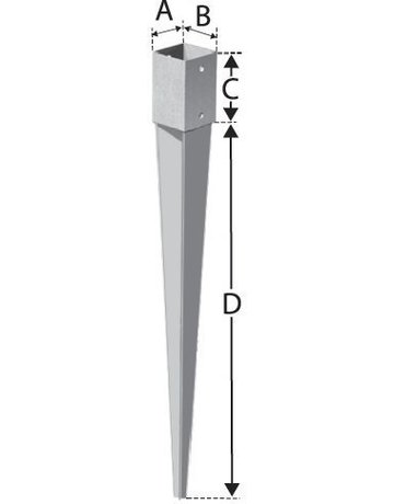 Bild SST Pfostenhalter PPJET90/90/900G SIMPSO N Strong-Tie - SIMPSON Strong-Tie-0