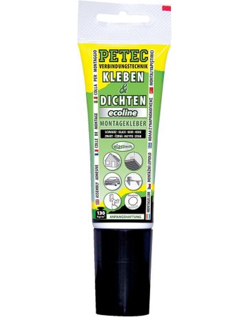 Bild Montagekleber Kleben & Dichten 80 ml, sc hwarz - PETEC-0
