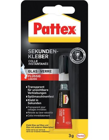 Bild Pattex Sekundenkleber Glas flüssig 3g-0