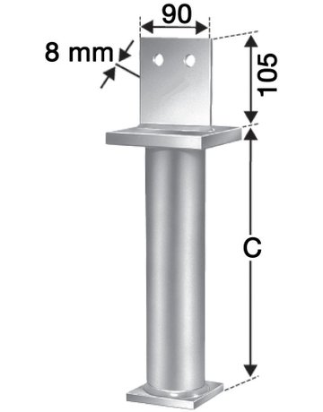 Bild SST Stützenfuß PISMAxIG-B SIMPSON Strong -Tie - SIMPSON Strong-Tie-0