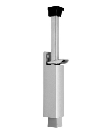 Bild Türfeststeller 3836 bis 90mm Hub,silber lackiert - DENI-0