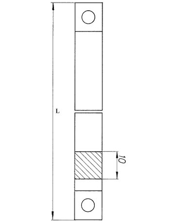 Bild Stangen für Tortreibr 10x1500mm hell-verz - DENI-1