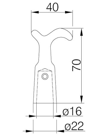 Bild Stockhaken 4994 LM entgratet - DENI-1