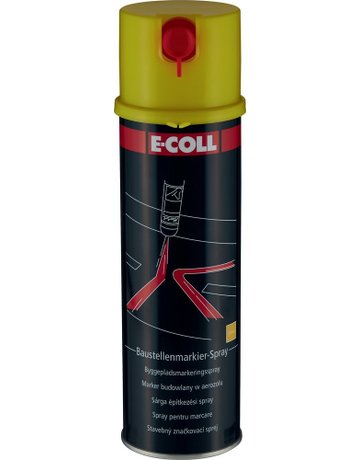 Bild Baustellenmarkierspray 500ml gelb E-COLL EE-0