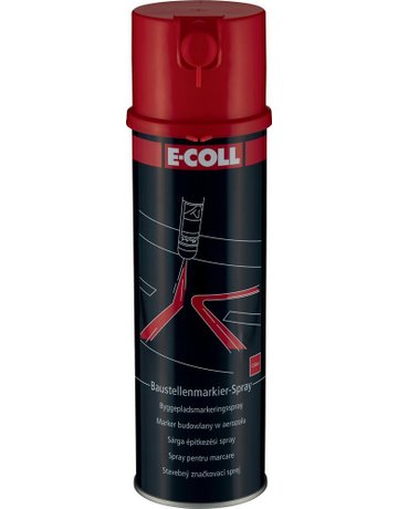 Bild Baustellenmarkierspray 500ml rot E-COLL EE-0