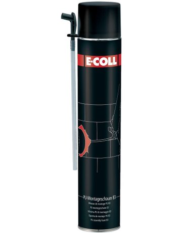 Bild PU-Montageschaum B3 750ml (MDI-haltig) E -COLL - E-COLL-0