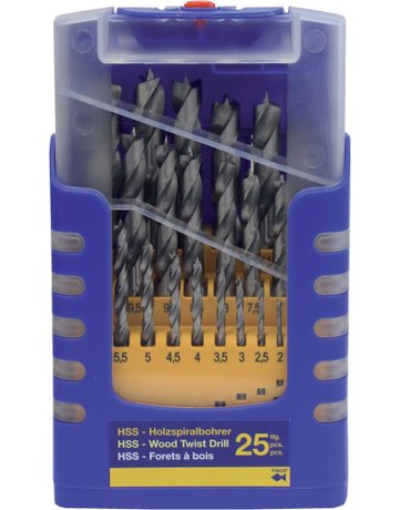 Bild Holzspiralbohrer HS Set 25-tlg. 1 - 13mm FISCH-0