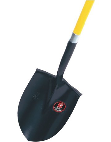 Bild Spatenschaufel schwarz klein Gr1 m Fiebe rglasst - Ideal-0