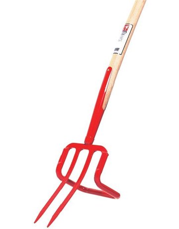 Bild Unkrautstecher mit Bügel 2 Bajonettzinke n - Ideal-0