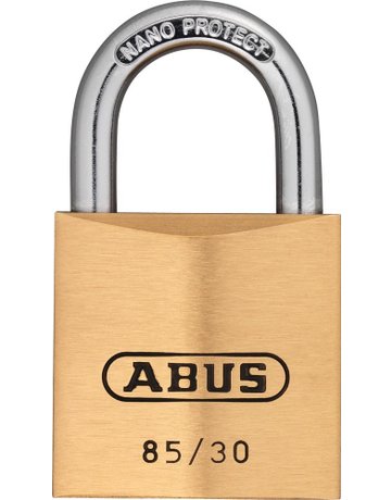 Bild Vorhangschl. Messing 85/30 gl.-0409 - ABUS-0
