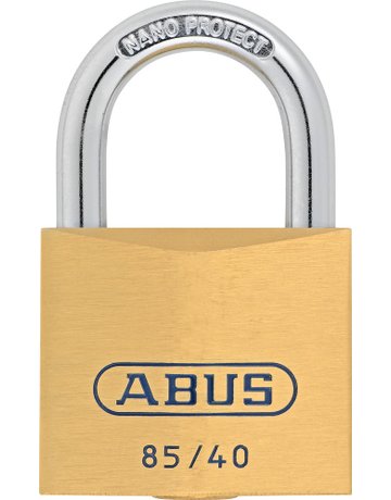Bild Vorhangschl. Messing 85/40 gl.-0706 - ABUS-0