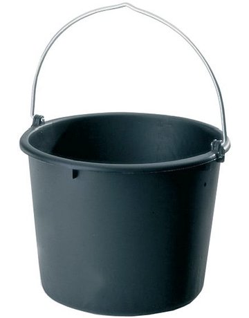 Bild Baueimer Polyethylen- Regeneratg. schwar z 10 l - Neutral-0