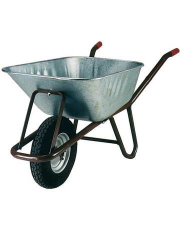 Bild Betonkarre mit Nylonlager Luftrad 400x10 0 mm, 90 l müba-0