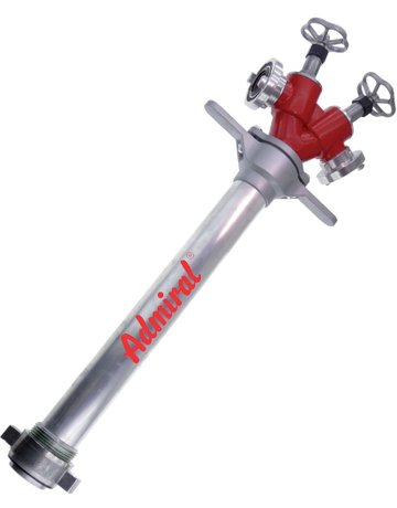 Bild Standrohr DN80C 2 Abg. CC mit Ventilen, 110 cm - Admiral-0