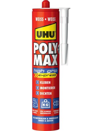 Bild UHU POLY MAX SOFORT POWER Kartusche weiß 440g-0