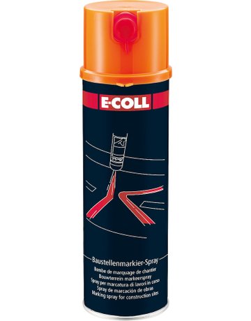 Bild Baustellenmarkierspray 500ml orange E-CO LL - E-COLL-0