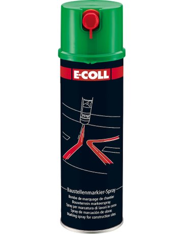 Bild Baustellenmarkierspray 500ml grün E-COLL-0