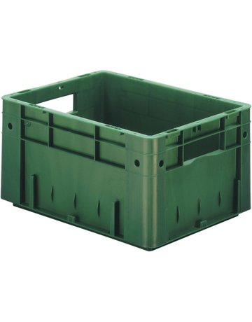 Bild Transport-Stapelkasten B400xT300xH210 mm blau Auflast 600kg mit Griffloch LA-KA- - LA-KA-PE-0