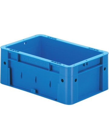 Bild Transport-Stapelkasten B300xT200xH120 mm rot Auflast 600kg ohne Griffloch LA-KA- - LA-KA-PE-0