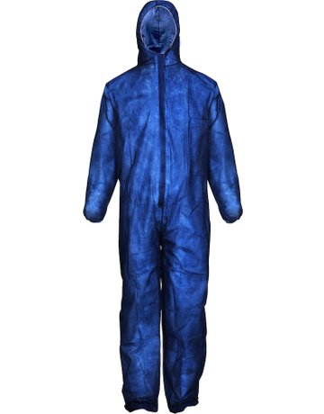 Bild Schutzoverall, PP, 50g/qm, blau, Gr. L A SATEX - ASATEX-0