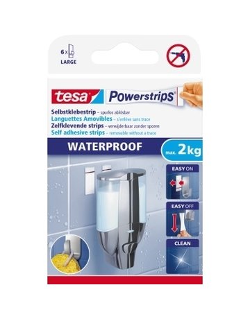 Bild Powerstrips Waterproof Large Inhalt 6 Stüc k - tesa-0