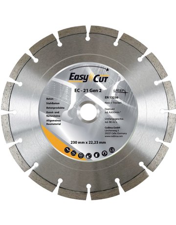 Bild Trennscheibe Diamant EC-21.2 230x2,4x12x 22,23mm CEDIMA-0