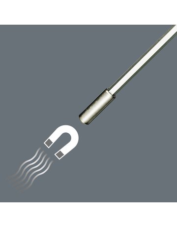 Bild Bit-Handhalter mit Dauermagnet 1/4"" 232 mm - Wera-1