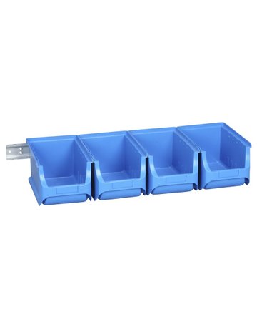 Bild Sichtboxen-Set blau 600x240x125 mm allit-0