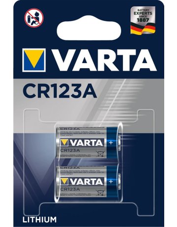 Bild Batterie Lithium CR123A/CR17345 2er Blister - VARTA-0