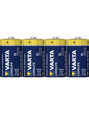 Bild Batterie Longlife Extra Mono D/LR20 4er Folie - VARTA-0