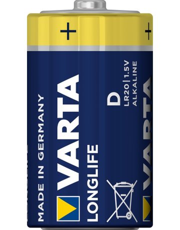 Bild Batterie Longlife Extra Mono D/LR20 4er Folie - VARTA-1
