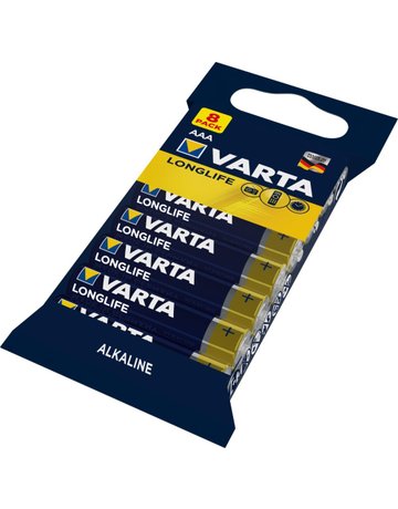 Bild Batterie Longlife Micro AAA/LR03 8er Folie - VARTA-0