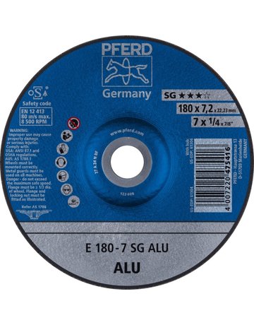 Bild Schruppscheibe gekröpft für Aluminium A2 4NSG 178x7,2mm PFERD-0