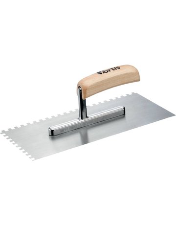 Bild Glättekelle gezahnt 280x130mm 6x 6mm FOR TIS - fortis-0