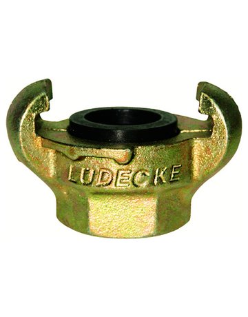Bild Klauen-Gewindekupplung DIN 3489, Temperg uss, IG 3/8"", SW22 LÜDECKE-0