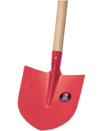 Bild Frankfurter Schaufel mit E-Stiel, rot, Gr .5 - Ideal-0