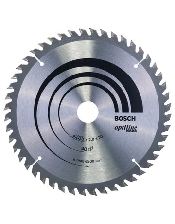 Bild HM-Kreissägeblatt 235x2,8/1,8x30 48Z WZ Bos VE à 1 Stück Optiline Wood BOSCH-0