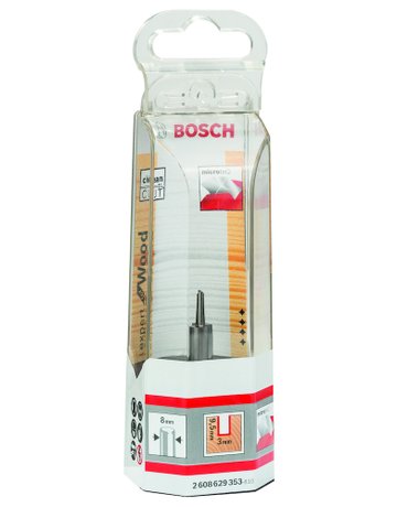 Bild Voll-HM-Nutfräser Ø 3,0x9,5x50,7 mm Bosc h - BOSCH-1
