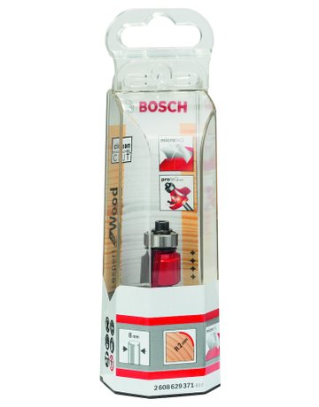 Bild HM Abrundfräser m Anlaufr Ø16,7 x12,7x55 ,0 mm R2 Bosch-1