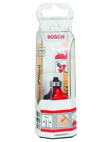 Bild HM Abrundfräser m Anlaufr Ø28,6 x12,7x55 ,0 mm R8 Bosch-1