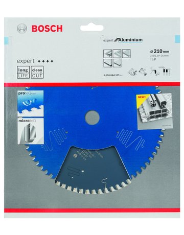 Bild HM-Kreissägeblatt 210x2,8/1,8x30 72Z Bos ch VE à 1 Stück Expert for Aluminium - BOSCH-1