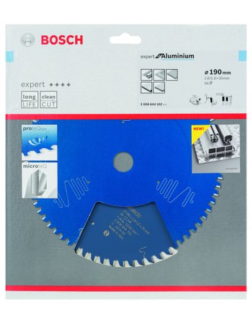 Bild HM-Kreissägeblatt 190x2,6/1,6x30 56Z Bos ch VE à 1 Stück Expert for Aluminium - BOSCH-1