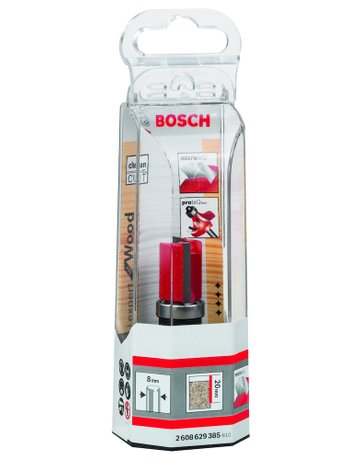 Bild HM Bündigfräser m Anlaufr Ø8,0x16,0x20,0 mm Bosch-1