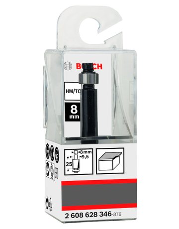 Bild HM-Bündigfräser m Anlaufr Ø 9,5x68,0 mm Bosch-1