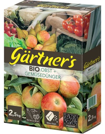 Bild Bio Obst+Gemüsedünger GÄR 2,5 Kg - Gärtner`s-0