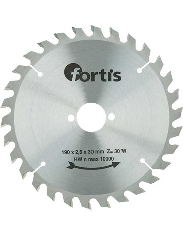 Bild HW-Kreissägebl. 190x2,6 x30mm Z30W Forti s - fortis-1