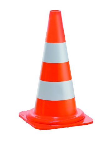 Bild Verkehrsleitkegel PVC orange 500 mm - Neutral-1