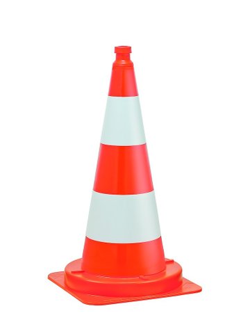 Bild Verkehrsleitkegel PVC orange 750 mm - Neutral-1